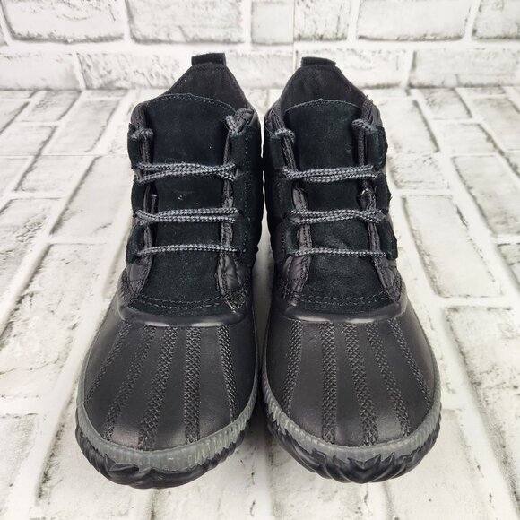 Sorel Out N About Plus Women's Size 9 Black Quilted Waterproof Winter Duck Boots - Picture 9 of 11